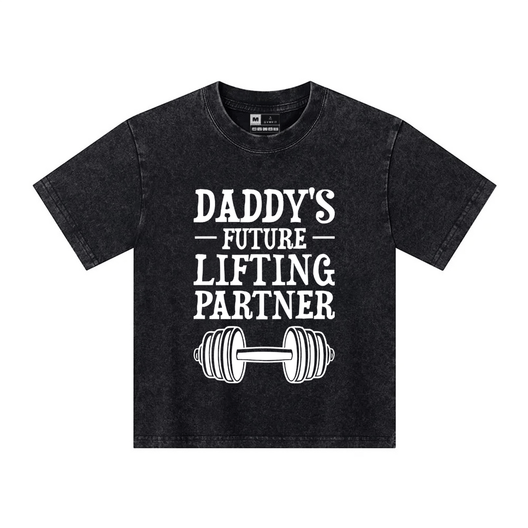Daddy's Lifting Partner Kinder T-shirt