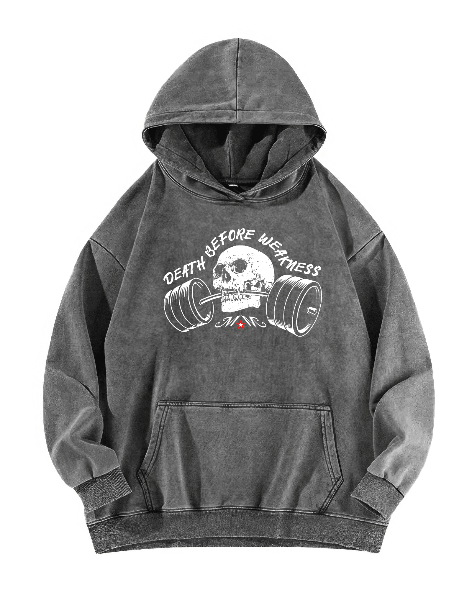 DEATH BEFORE WEAKNESS HOODIE - Ironfit