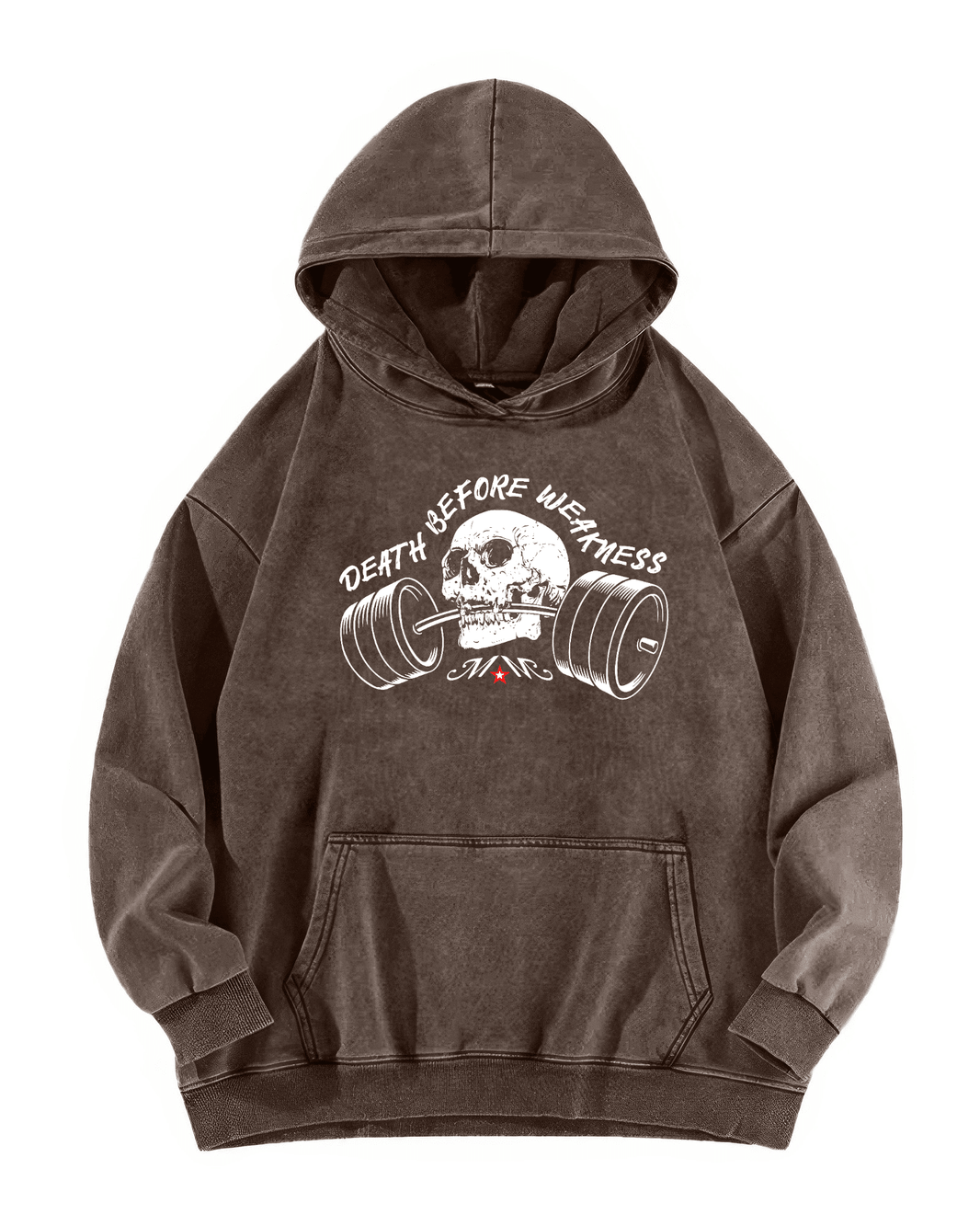 DEATH BEFORE WEAKNESS HOODIE - Ironfit