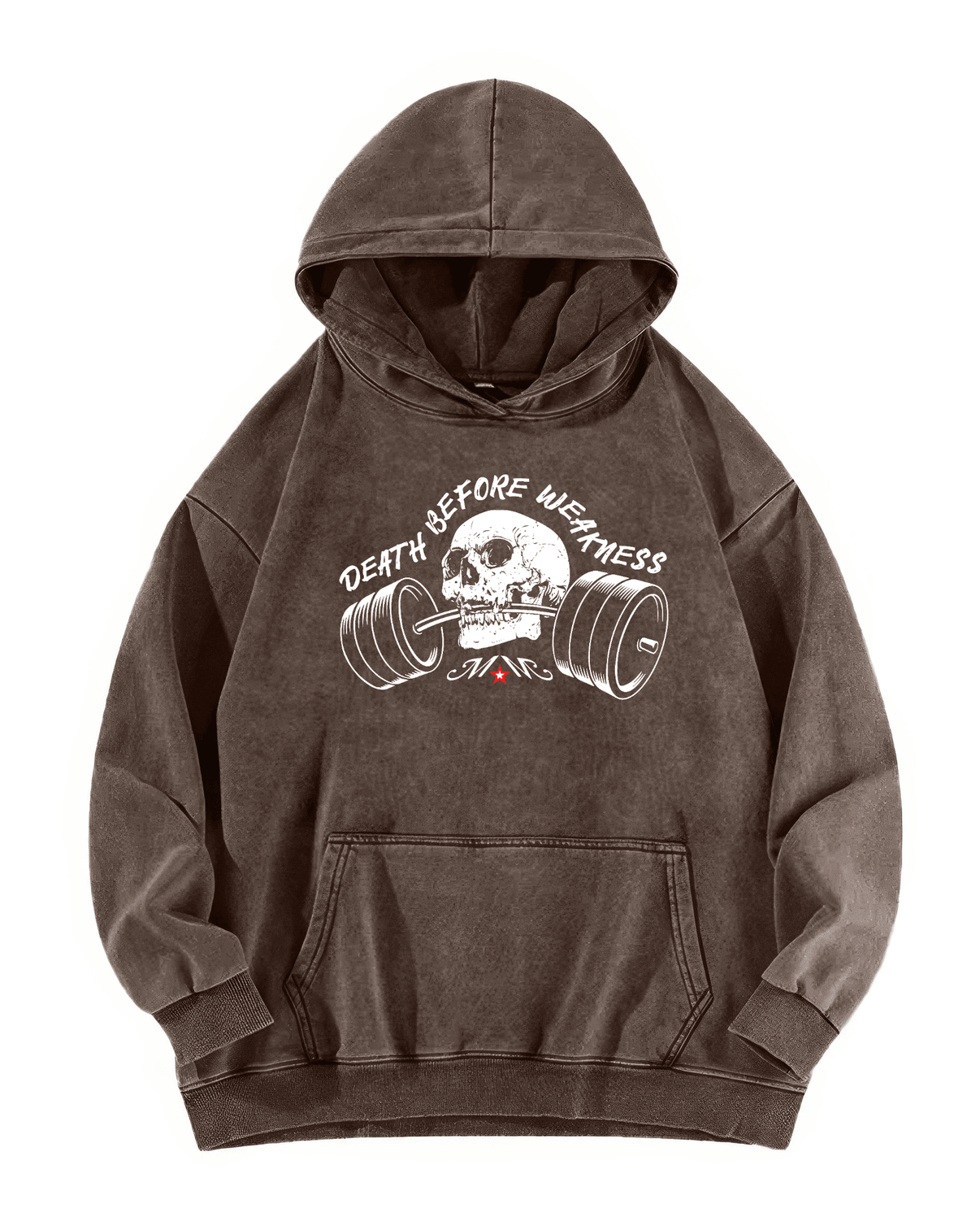 DEATH BEFORE WEAKNESS HOODIE - Ironfit