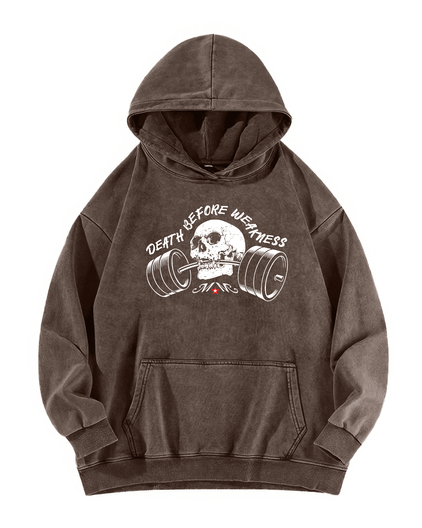 DEATH BEFORE WEAKNESS HOODIE - Ironfit