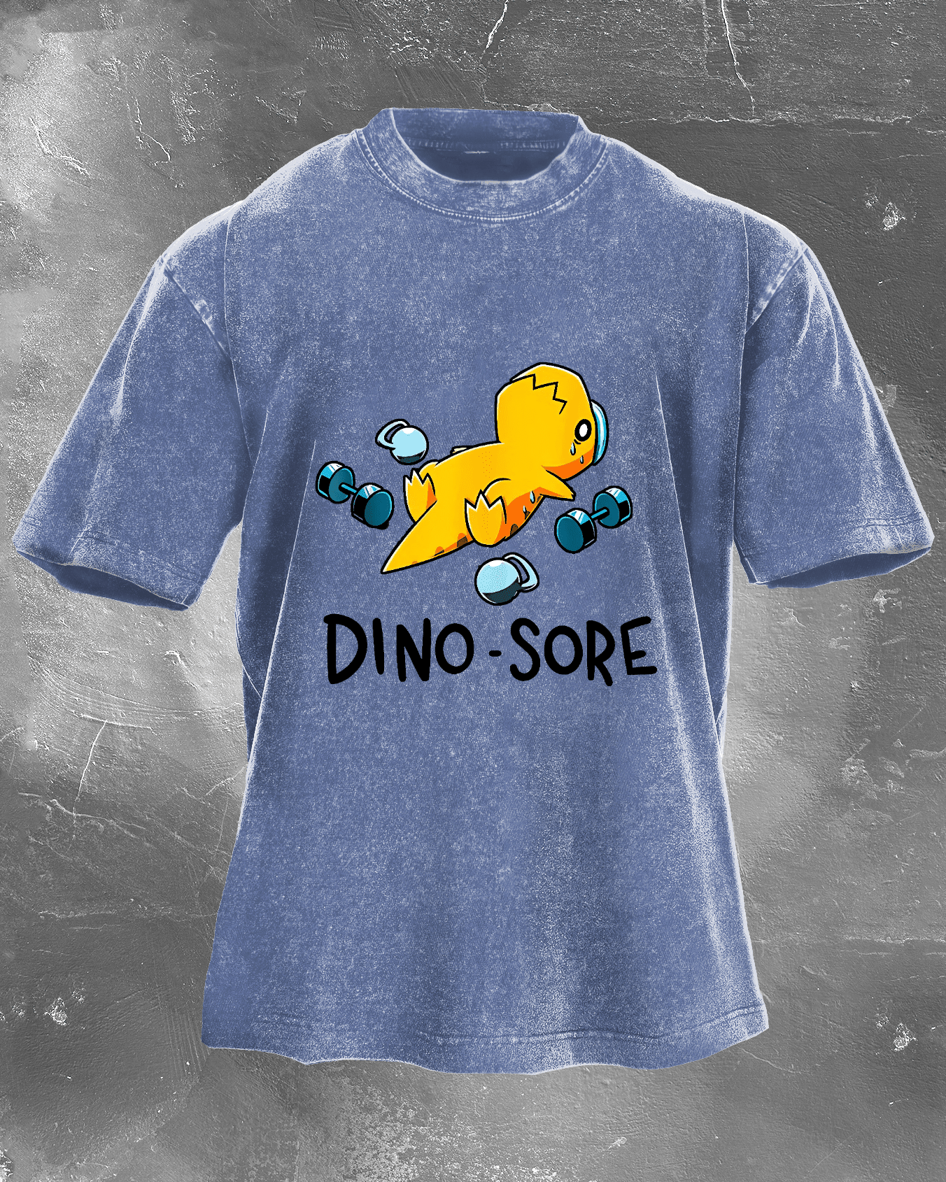 DINO - SORE WASHED T - SHIRT - Ironfit