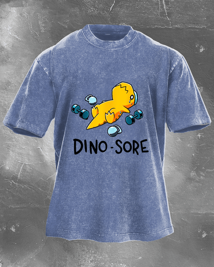 DINO - SORE WASHED T - SHIRT - Ironfit
