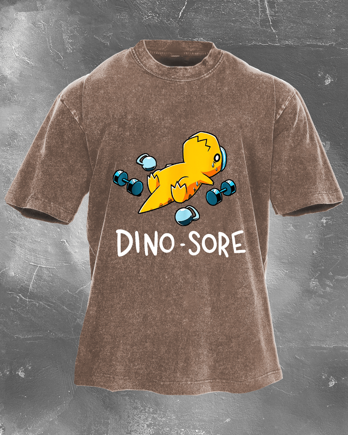 DINO - SORE WASHED T - SHIRT - Ironfit