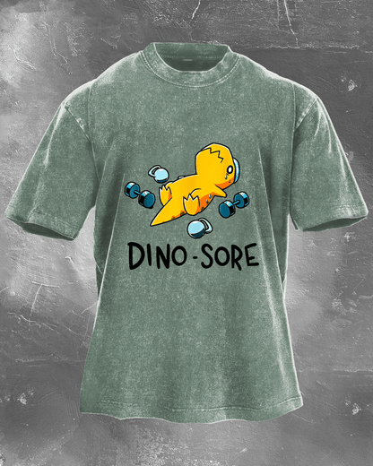 DINO - SORE WASHED T - SHIRT - Ironfit