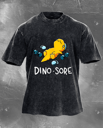DINO - SORE WASHED T - SHIRT - Ironfit