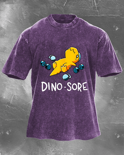 DINO - SORE WASHED T - SHIRT - Ironfit