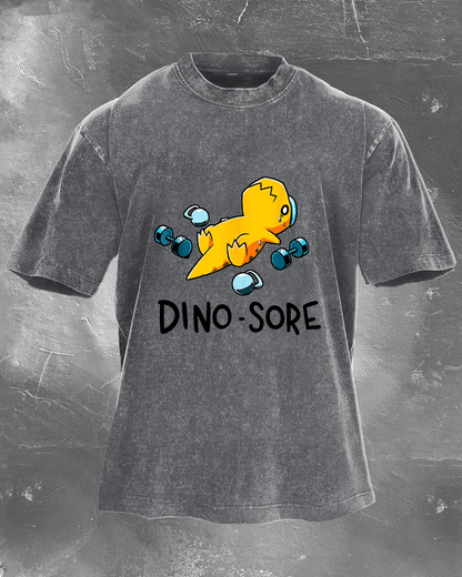 DINO - SORE WASHED T - SHIRT - Ironfit