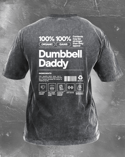DUMBBELL DADDY WASHED T-SHIRT