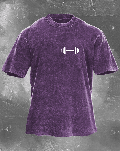 DUMBBELL DADDY WASHED T - SHIRT - Ironfit