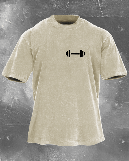 DUMBBELL DADDY WASHED T - SHIRT - Ironfit