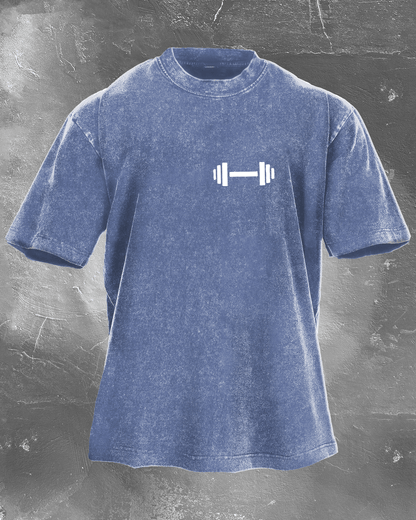 DUMBBELL DADDY WASHED T - SHIRT - Ironfit