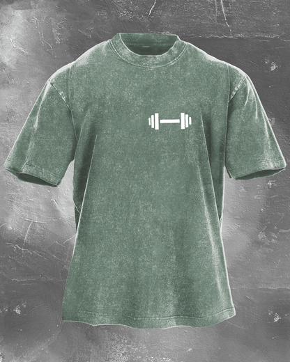 DUMBBELL DADDY WASHED T - SHIRT - Ironfit
