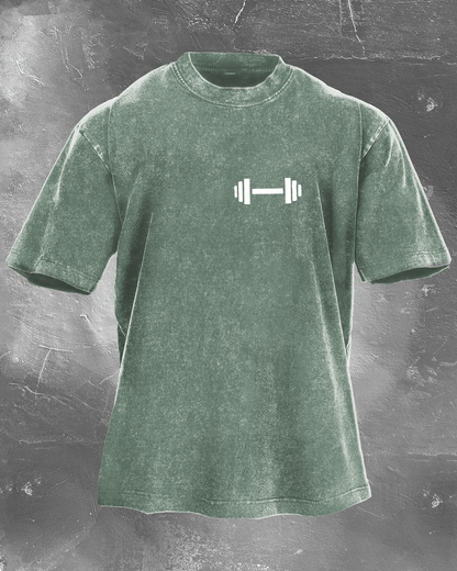 DUMBBELL DADDY WASHED T-SHIRT