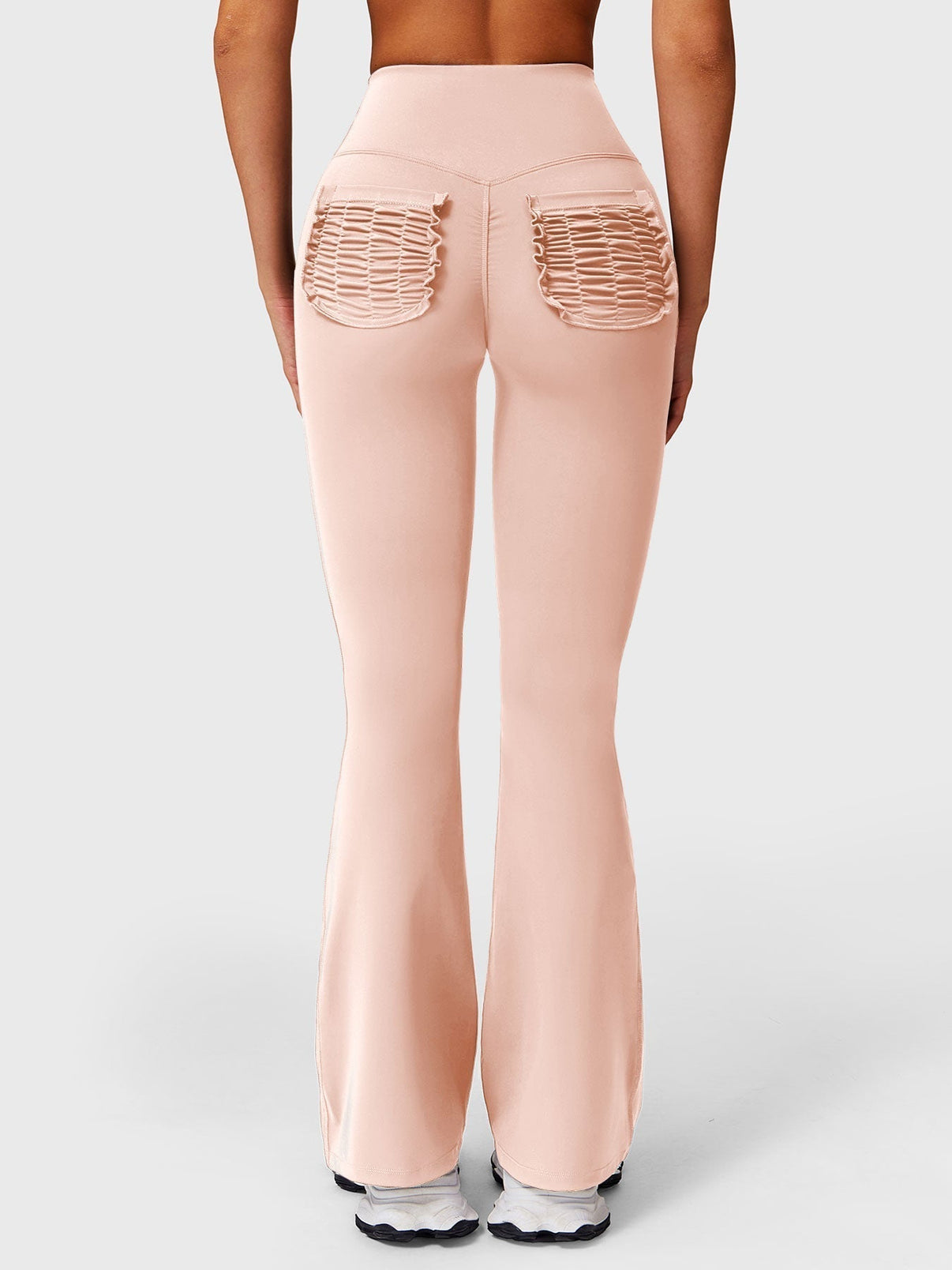 Elise Ruffle Pocket Flare Leggings - Ironfit