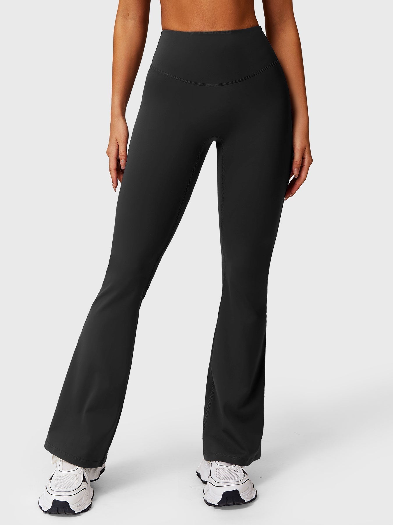 Elise Ruffle Pocket Flare Leggings - Ironfit