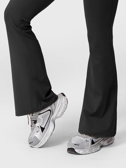 Elise Ruffle Pocket Flare Leggings - Ironfit