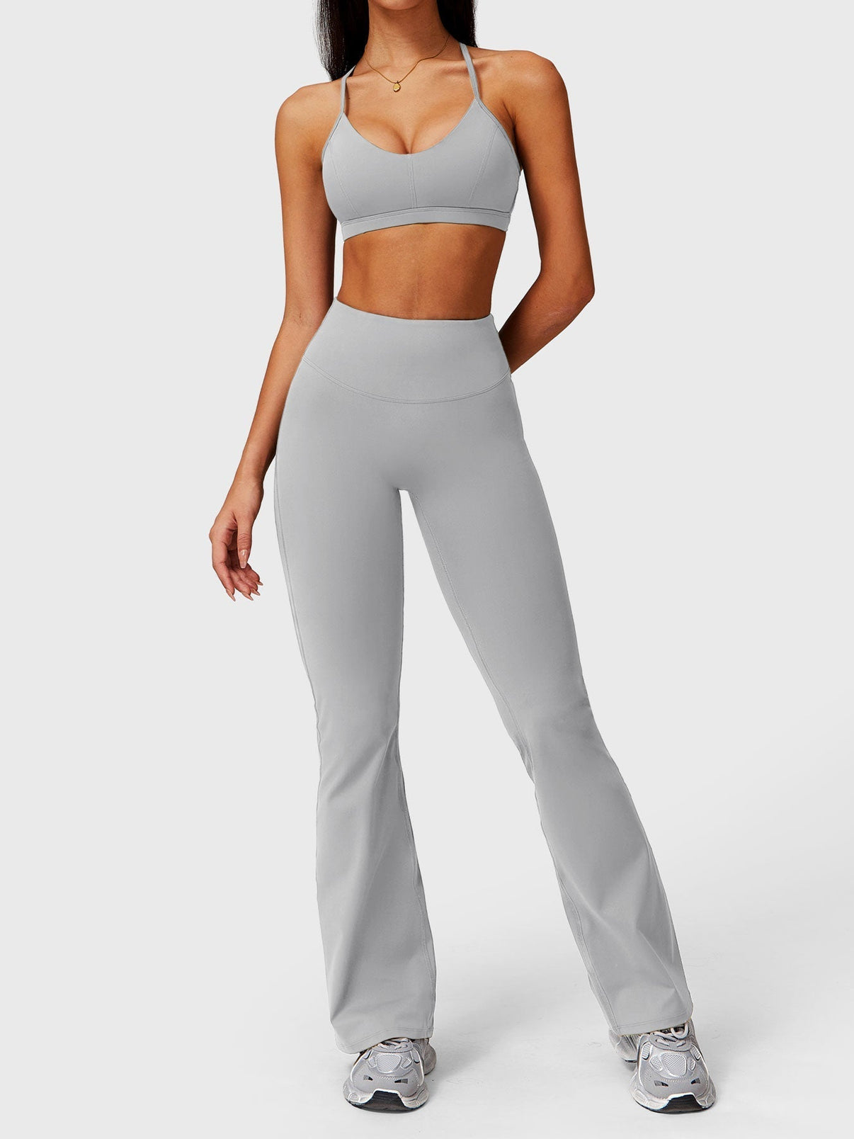 Elise Ruffle Pocket Flare Leggings - Ironfit