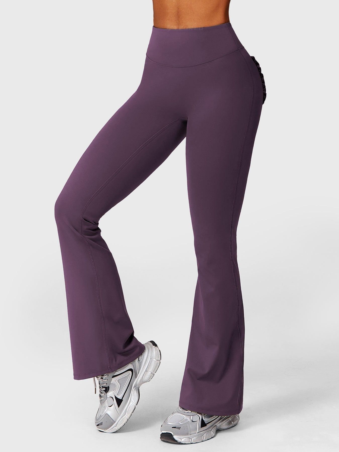 Elise Ruffle Pocket Flare Leggings - Ironfit