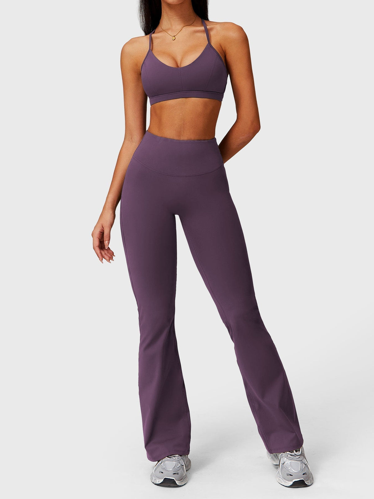 Elise Ruffle Pocket Flare Leggings - Ironfit