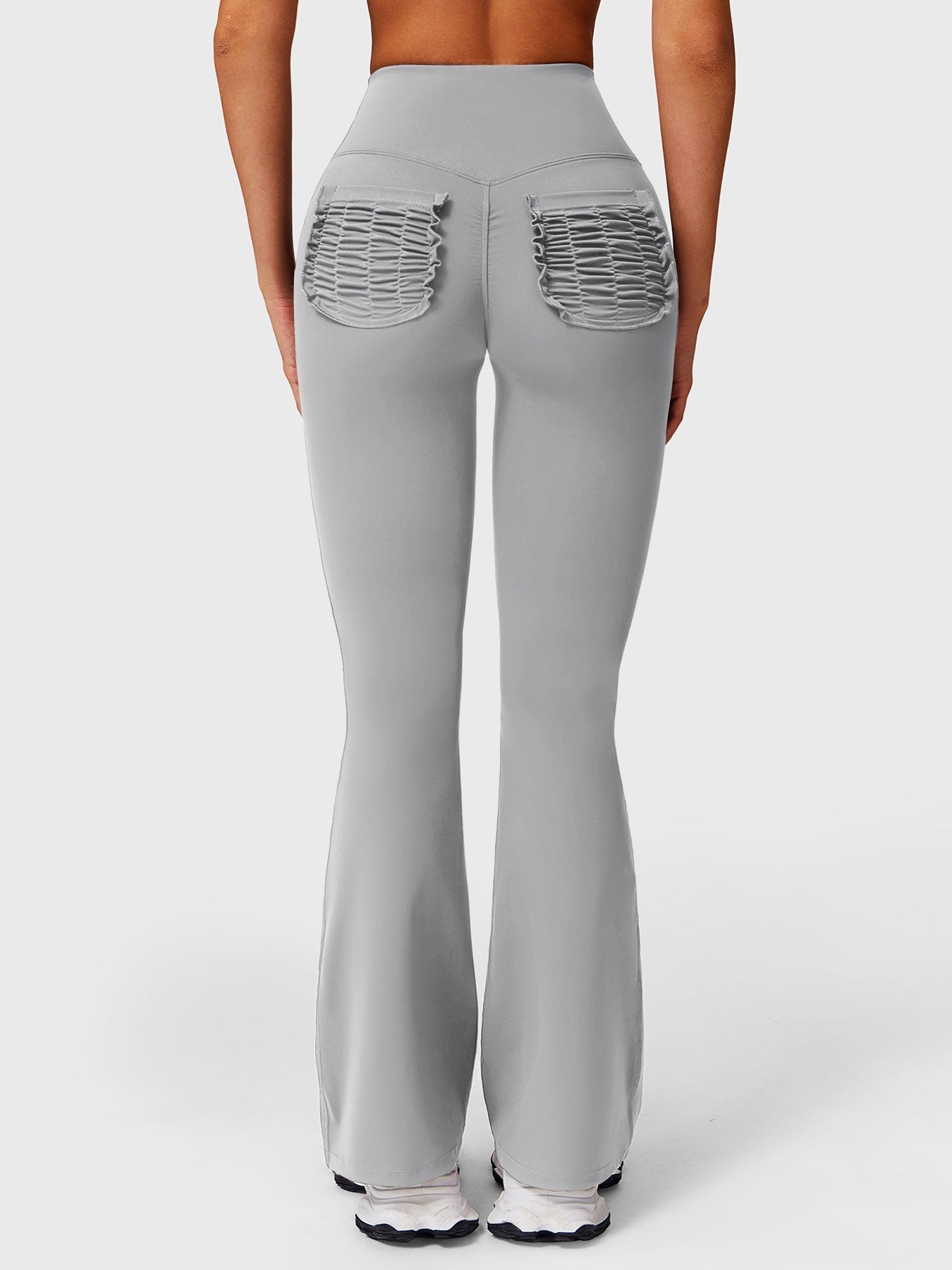 Elise Ruffle Pocket Flare Leggings - Ironfit