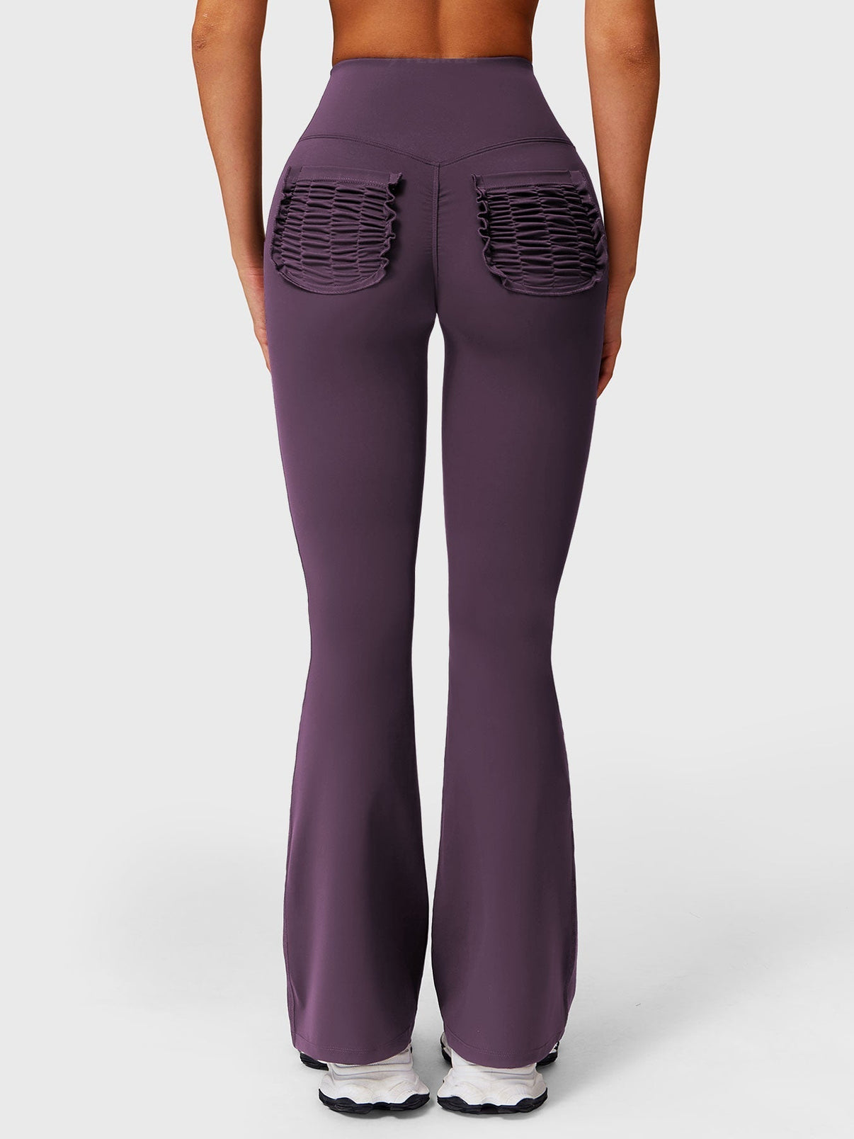 Elise Ruffle Pocket Flare Leggings - Ironfit