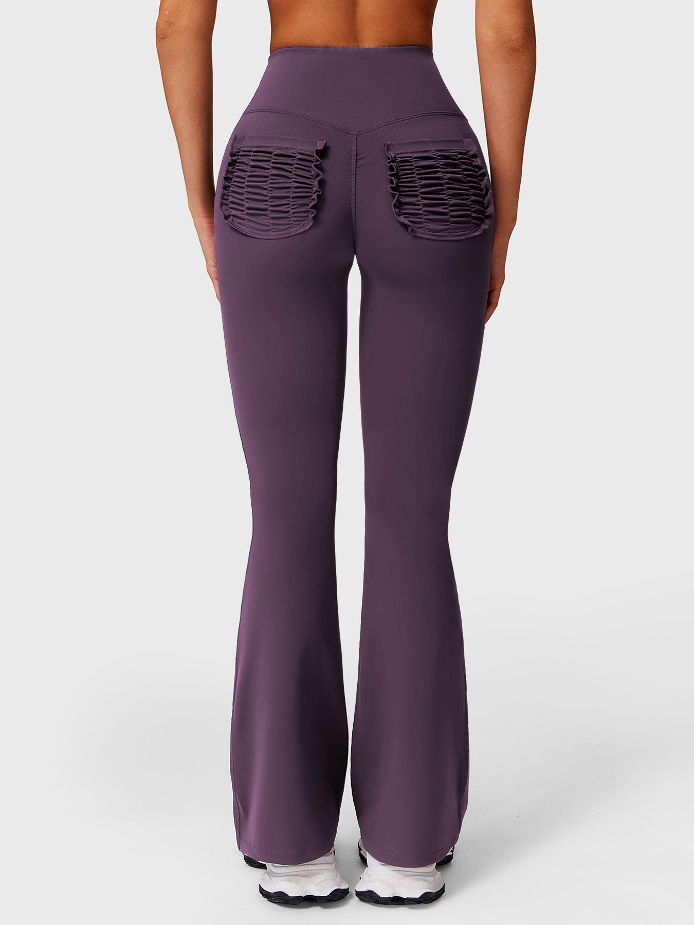 Elise Ruffle Pocket Flare Leggings - Ironfit