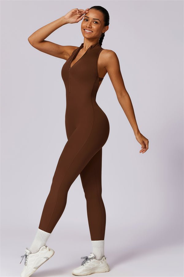 Emma Front Zip Jumpsuit - Ironfit
