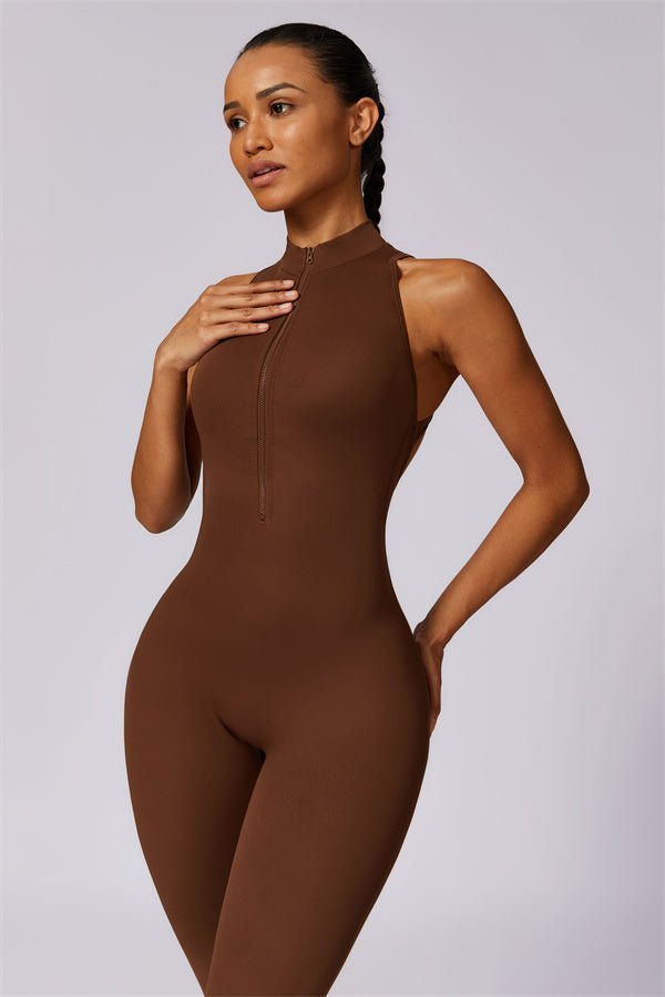 Emma Front Zip Jumpsuit - Ironfit