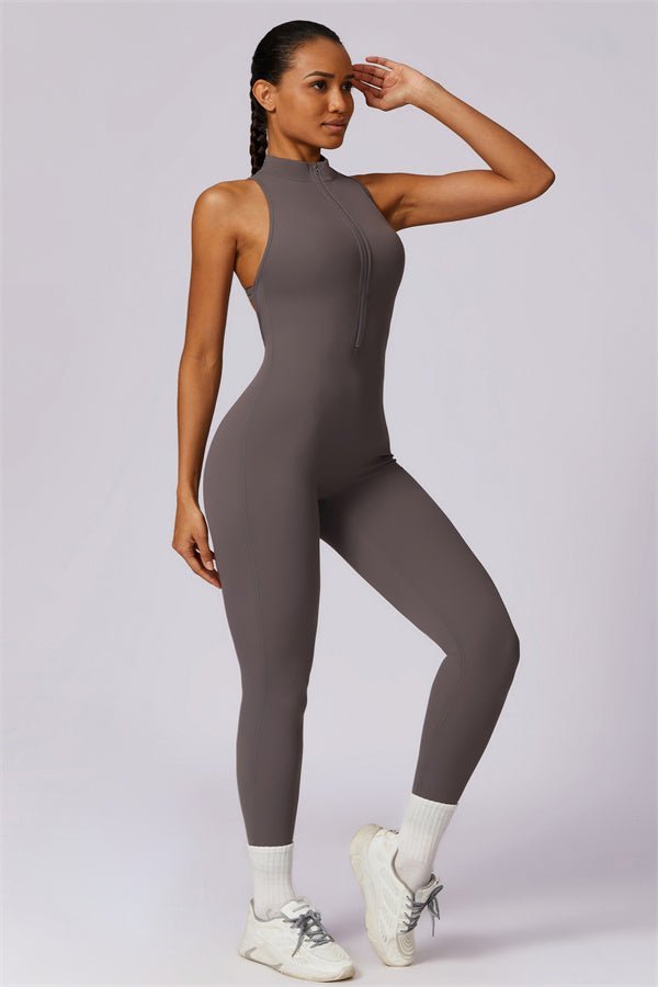 Emma Front Zip Jumpsuit - Ironfit