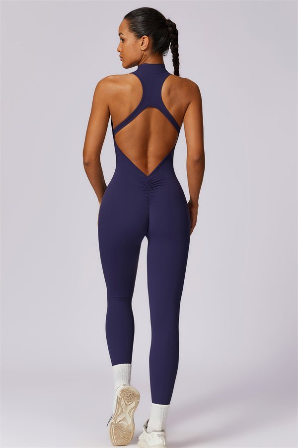 Emma Front Zip Jumpsuit - Ironfit