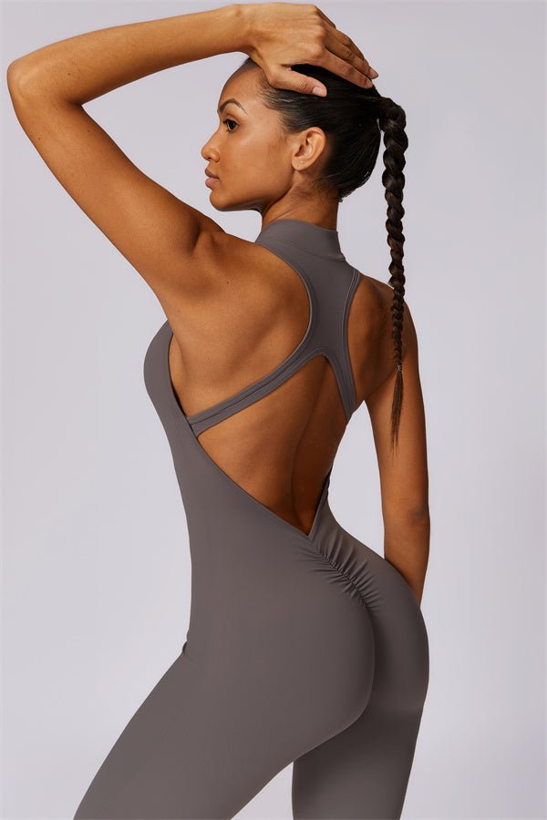 Emma Front Zip Jumpsuit - Gymfit