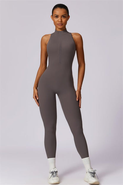 Emma Front Zip Jumpsuit - Ironfit
