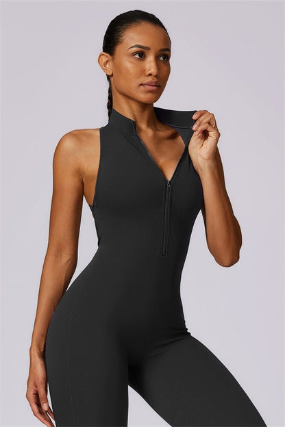 Emma Front Zip Jumpsuit - Ironfit