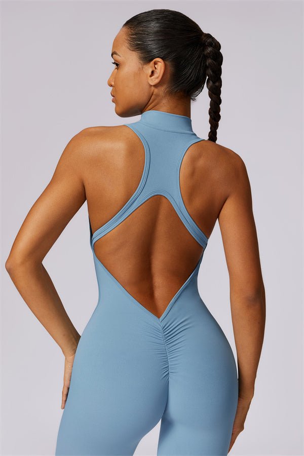 Emma Front Zip Jumpsuit - Gymfit