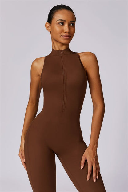 Emma Front Zip Jumpsuit - Ironfit