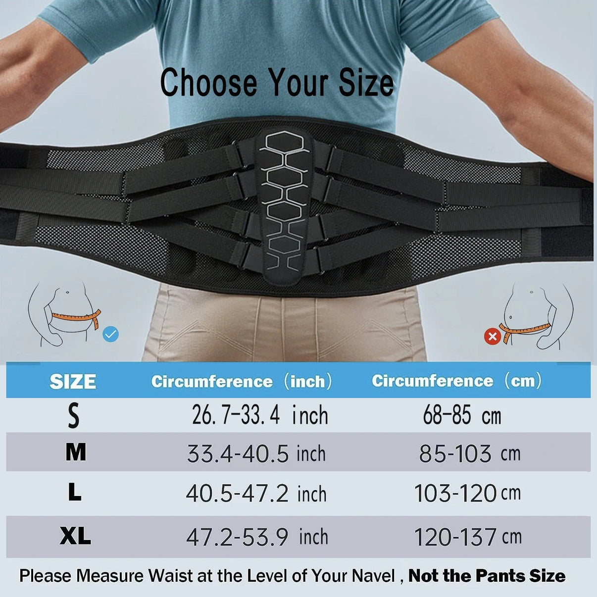 Ergonomische Rückenstütze mit integrierter Lendenstütze - Ironfit