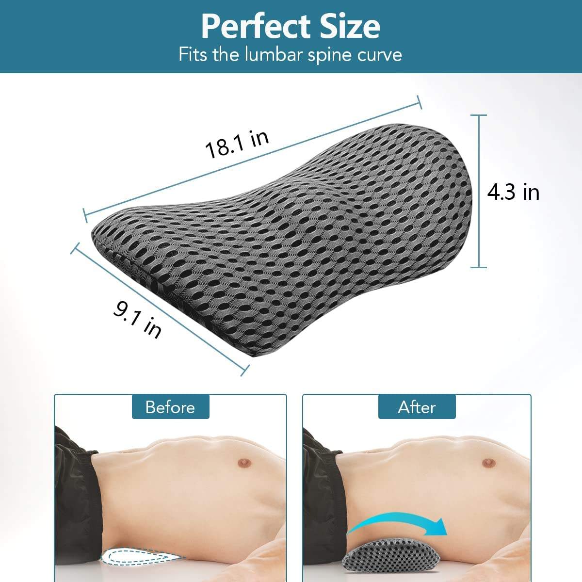 Ergonomisches Lendenkissen - Ironfit