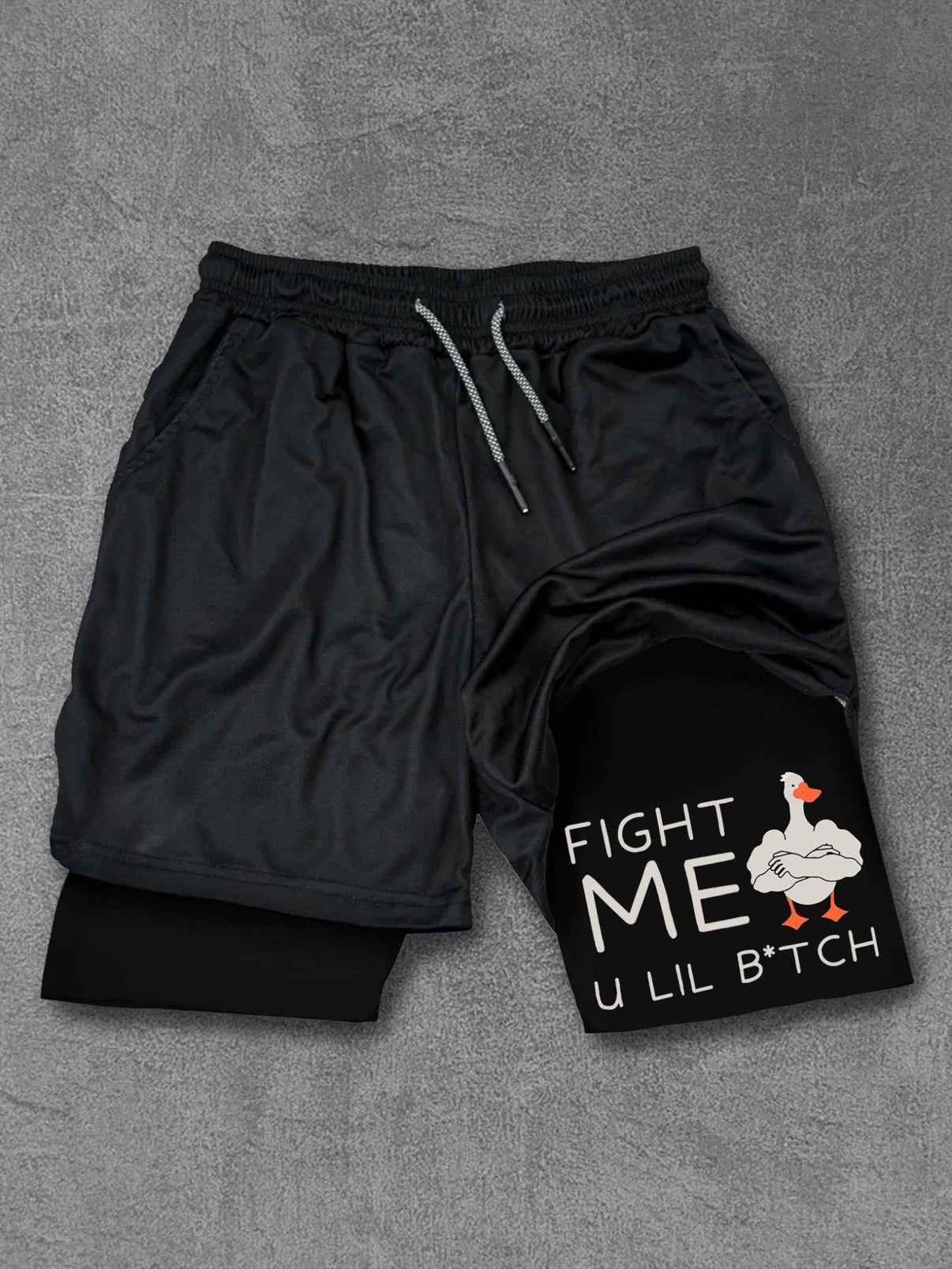 Fight me u lil btch Performance Shorts - Ironfit