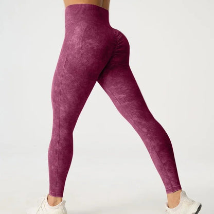 Frosted High-Waisted Leggings - Gymfit