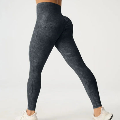 Frosted High-Waisted Leggings - Gymfit