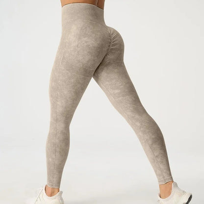 Frosted High-Waisted Leggings - Gymfit