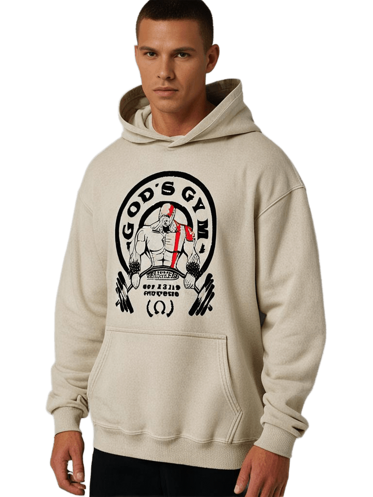 GOD'S GYM WASHED HOODIE - Ironfit