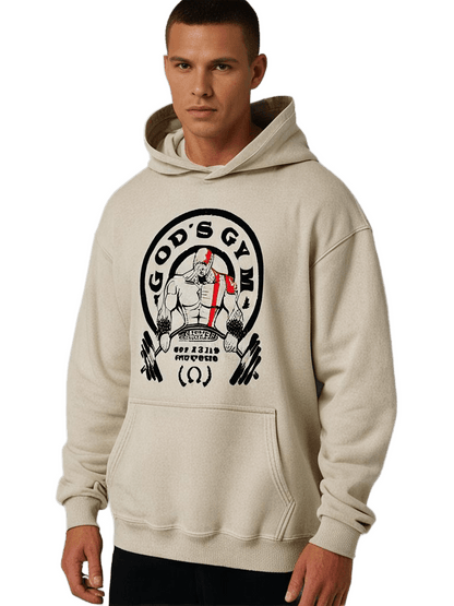 GOD'S GYM WASHED HOODIE - Ironfit