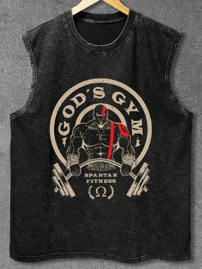 GOD'S GYM WASHED TANK - Ironfit