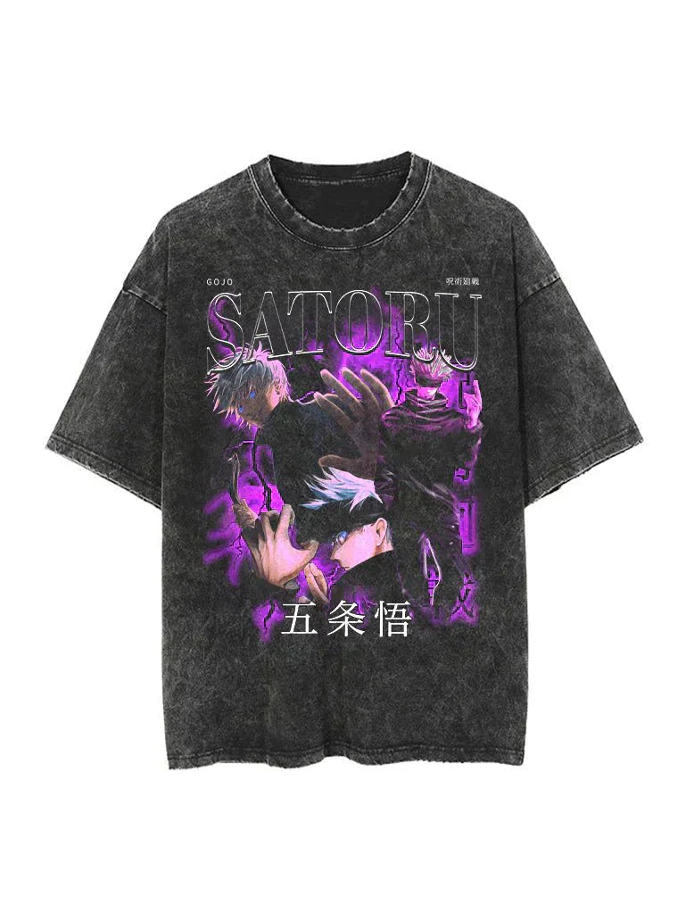 GOJO VINTAGE ÜBERGRÖSSE T-Shirt - Gymfit