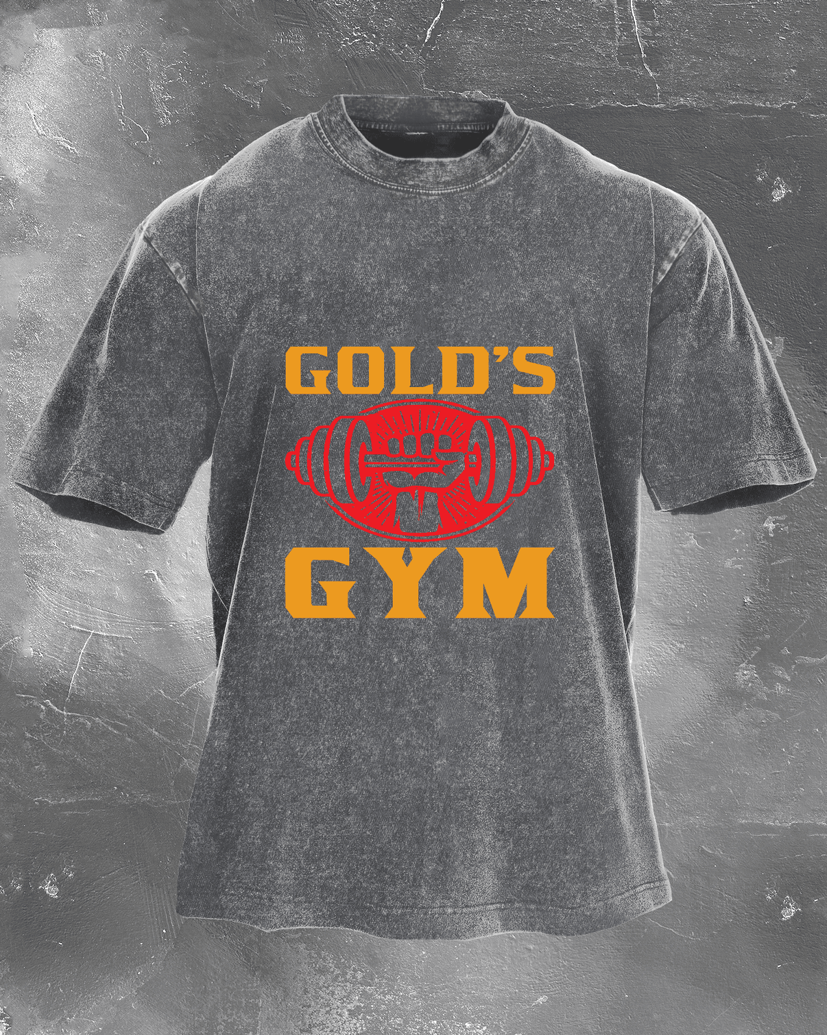 GOLD´S GYM WASHED T - SHIRT - Ironfit