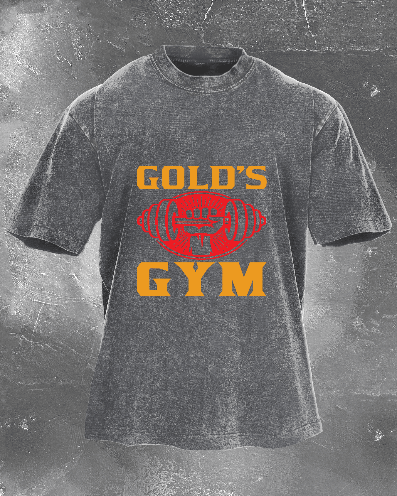 GOLD´S GYM WASHED T - SHIRT - Ironfit