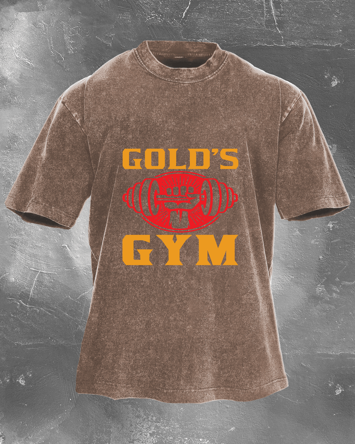 GOLD´S GYM WASHED T - SHIRT - Ironfit