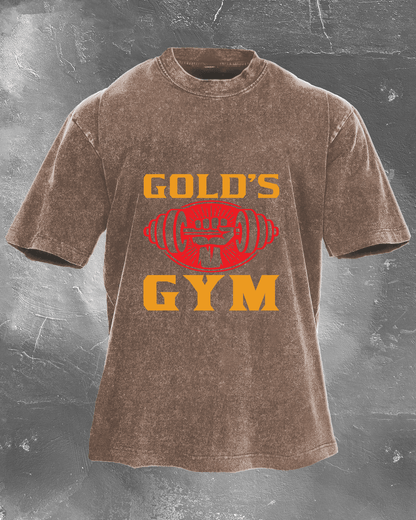 GOLD´S GYM WASHED T - SHIRT - Ironfit